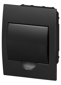 Бокс ЩРВ-П-6 модулей встраиваемый пластик IP41, Антрацит TDM