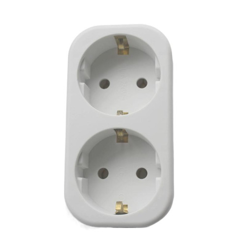 Разветвитель 2-м с заземл. 16А 250В IP20 полипропилен бел. TOKOV ELECTRIC TKL-S2Z-C01 Разветвитель 2-м с заземл. 16А 250В IP20 полипропилен бел. TOKOV ELECTRIC TKL-S2Z-C01