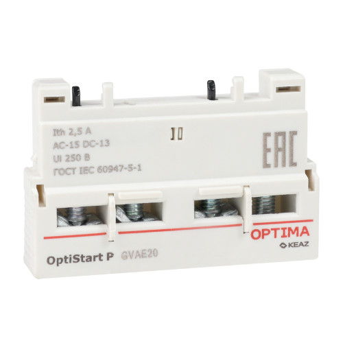 Блок контактов фронтальный-OptiStart-ME-GVAE20