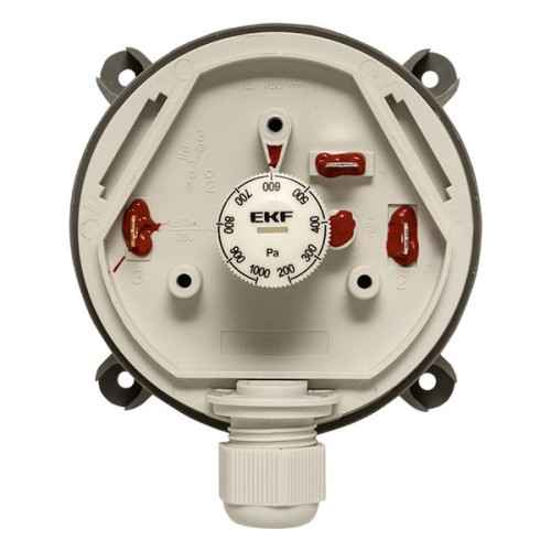 Реле перепада давления EKF RVG-10-1000 (1000 Па) Реле перепада давления EKF RVG-10-1000 (1000 Па)