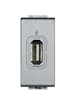 Livinglight Розетка USB Алюминий