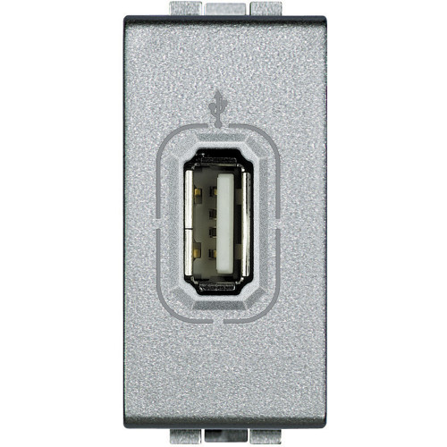 Livinglight Розетка USB Алюминий
