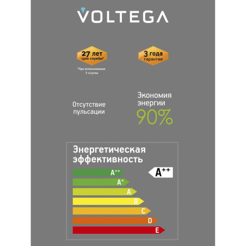 Лампа светодиодная филаментная Loft 271 G125 5Вт 1800К E27 DIM Voltega 8559 Лампа светодиодная филаментная Loft 271 G125 5Вт 1800К E27 DIM Voltega 8559