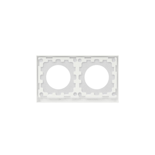 Рамка 2 поста IP44, KANT, белая магнолия Рамка 2 поста IP44, KANT, белая магнолия