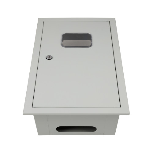 Корпус металлический  ЩУРВ-1/12, 437х280х140 мм, IP31, RAL7035 светло-серый LITE