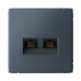ARTGALLERY РОЗЕТКА двойная компьютерная RJ45+RJ45, кат. 5е, механизм, ГРИФЕЛЬ ARTGALLERY РОЗЕТКА двойная компьютерная RJ45+RJ45, кат. 5е, механизм, ГРИФЕЛЬ