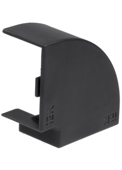 ELECOR Поворот 90град КМП 25х16 черный (4шт/компл) IEK