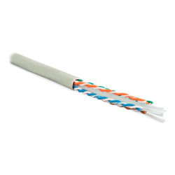 Кабель информационный Hyperline UUTP4-C6-S23-IN-LSZH-GY-305 кат.6 UTP 4 пары 23AWG LSZH внутренний 305м серый