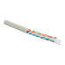 Кабель информационный Hyperline UUTP4-C6-S23-IN-LSZH-GY-305 кат.6 UTP 4 пары 23AWG LSZH внутренний 305м серый