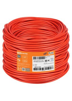 Провод ПуВнг(А)-LS 1х4,0 ГОСТ (300м), красный TDM