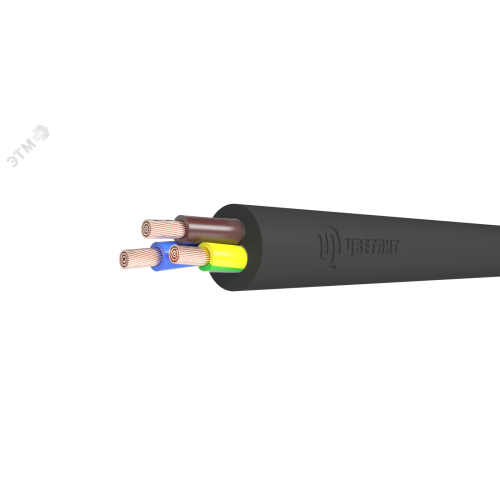 Провод ПВСнг(А)-LS 2х2,5+1х2,5 Ч (100 м) ТРТС