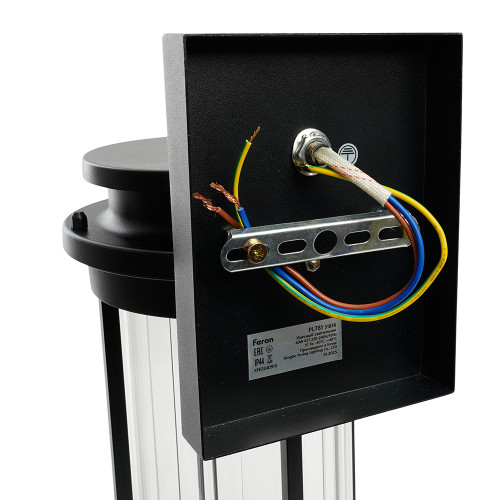 Светильник садово-парковый Feron PL781 на стену вниз 40W 220-240V E27, черный Светильник садово-парковый Feron PL781 на стену вниз 40W 220-240V E27, черный
