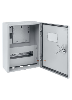 Корпус металлический ЩУ-1ф/1-0-12 IP66 (ЩУРН-1/12 IP66) (395х310х165) TDM