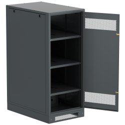 ITK LINEA B Шкаф аккумуляторный (пустой) 1450х600х950мм металлическая дверь черный