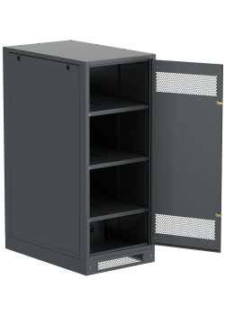 ITK LINEA B Шкаф аккумуляторный (пустой) 1450х600х950мм металлическая дверь черный