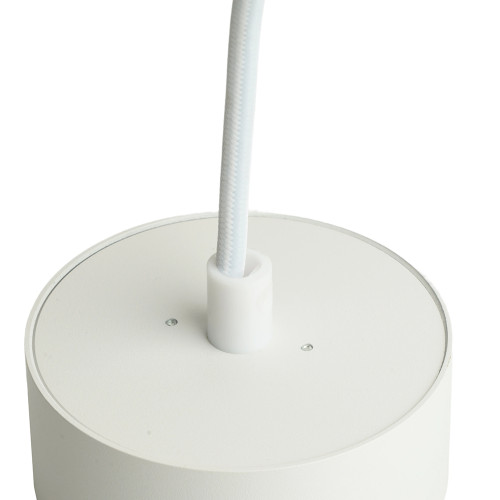 Светильник потолочный Feron Barrel HL4608 OPAL levitation 12W, 230V, GX53, белый, на подвесе 1,7 м