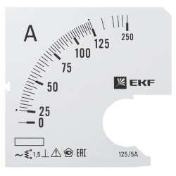Шкала сменная для A721 125/5А-1,5 EKF
