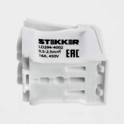 Клемма монтажная STEKKER, LD294-4002, для подключения фазных проводников, 2 контактные группы (3 ввода, 3 вывода на полюс) Клемма монтажная STEKKER, LD294-4002, для подключения фазных проводников, 2 контактные группы (3 ввода, 3 вывода на полюс)