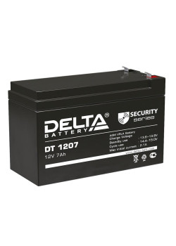 Аккумулятор ОПС 12В 7А.ч Delta DT 1207