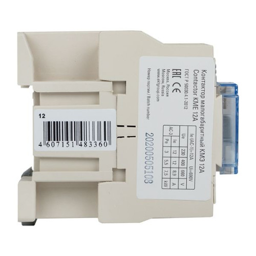 Контактор КМЭ-1 12А 1NO 110В AC EKF Контактор КМЭ-1 12А 1NO 110В AC EKF