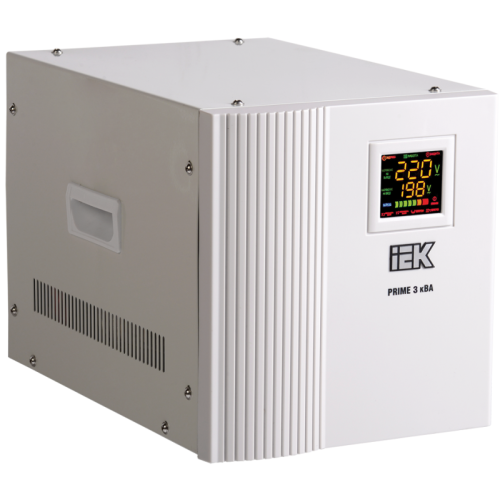 Стабилизатор напряжения Prime 3кВА переносной IEK IVS31-1-03000