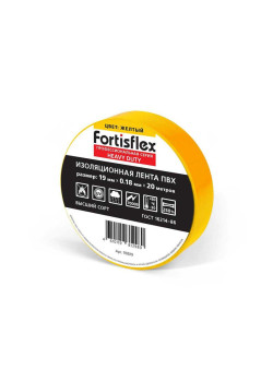 Изолента ПВХ Heavy Duty 19х0.18х20 желт. Fortisflex 90819