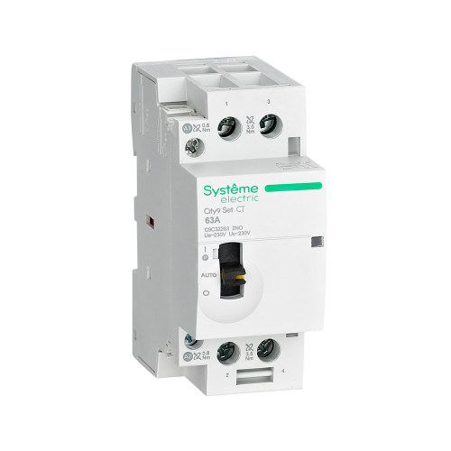 City9 Set Контактор 2P 2НО 63A AC 230В-230В