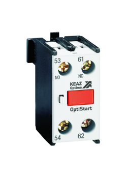 Блок контактный OptiStart K-FX-101111 фронтальный 1НО с опереж.+1НЗ с запазд. для F-09..(A)F-150 и FR