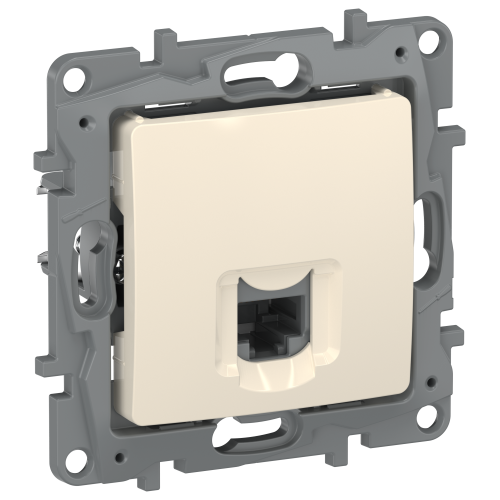 IEKETIKA Розетка компьютерная RJ45 категория 5Е UTP 6723411 слоновая кость IEK