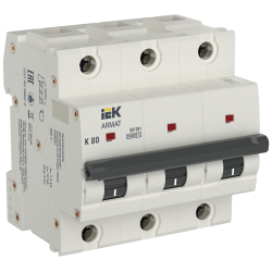 ARMAT Автоматический выключатель M10H 3P K 80А IEK