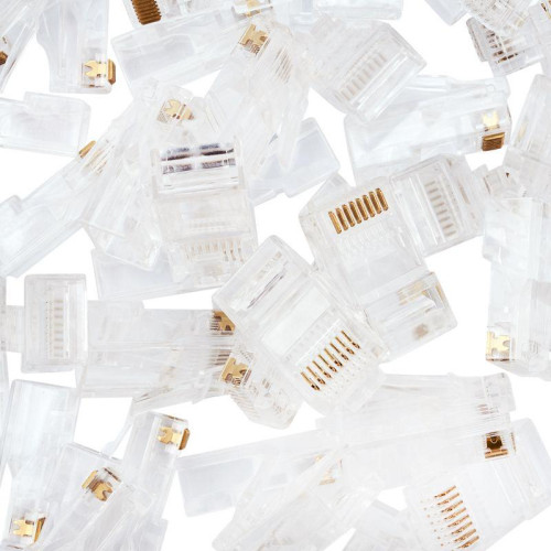 Джек компьютерный RJ45 (8P8C) кат.5E (уп.100шт) PROCONNECT 05-1021-6 Джек компьютерный RJ45 (8P8C) кат.5E (уп.100шт) PROCONNECT 05-1021-6
