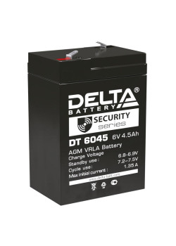 Аккумулятор ОПС 6В 4.5А.ч Delta DT 6045