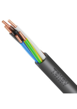 Кабель TOKOV ELECTRIC ППГнг(А)-HF 5х10 ОК (N PE) 1кВ (м) ТХМ00416253
