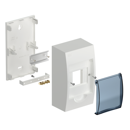 KREPTA 3 Корпус пластиковый ЩРН-П-4 IP41 белый IEK KREPTA 3 Корпус пластиковый ЩРН-П-4 IP41 белый IEK