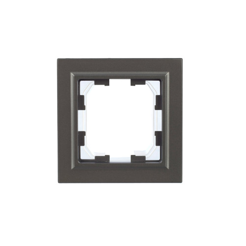 BRITE Рамка 1-местная IP44 РУ-1-БрС-44 сталь IEK