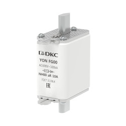 Предохранитель YON ножевого типа FG00 10А 690V характеристика aR