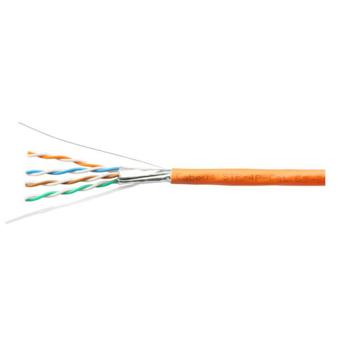 Кабель витая пара U/FTP кат.6a 4х2х23AWG solid LSZH нг(А)-HF STP-4P-Cat.6a-SOLID-IN-LSZH оранж. (уп.305м) Cabeus 7197c Кабель витая пара U/FTP кат.6a 4х2х23AWG solid LSZH нг(А)-HF STP-4P-Cat.6a-SOLID-IN-LSZH оранж. (уп.305м) Cabeus 7197c