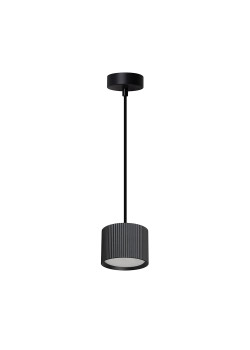 Светильник потолочный Feron Barrel HL4588 ARIA  levitation 12W, 230V, GX53, черный, на подвесе 1,7 м