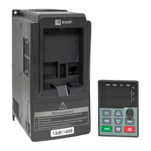 Преобразователь частоты 1,5/2,2кВт 3x400В VECTOR-100 EKF