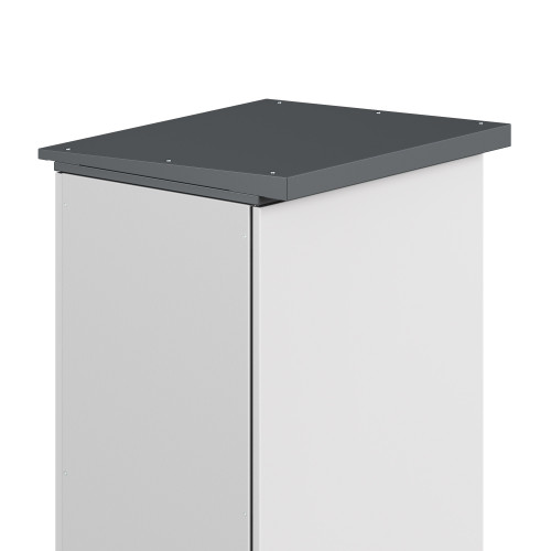 Козырек уличный для корпусов CQE, ШхГ 600х600 мм, RAL7011 (замена на R5TTLB66) RAM block