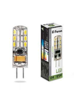 Лампа светодиодная Feron LB-420 G4 2W 12V  4000K