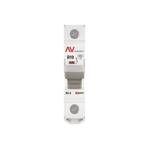 Авт. выкл. AV-6 1P 10A (B) 6kA EKF AVERES Авт. выкл. AV-6 1P 10A (B) 6kA EKF AVERES