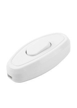 Выключатель на шнур STEKKER GLS10-01-20 250В, 10A, белый
