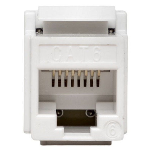 Модуль Keystone TERACOM PRO Cat.6 RJ-45 неэкран. 110 IDC 180 град. белый Модуль Keystone TERACOM PRO Cat.6 RJ-45 неэкран. 110 IDC 180 град. белый