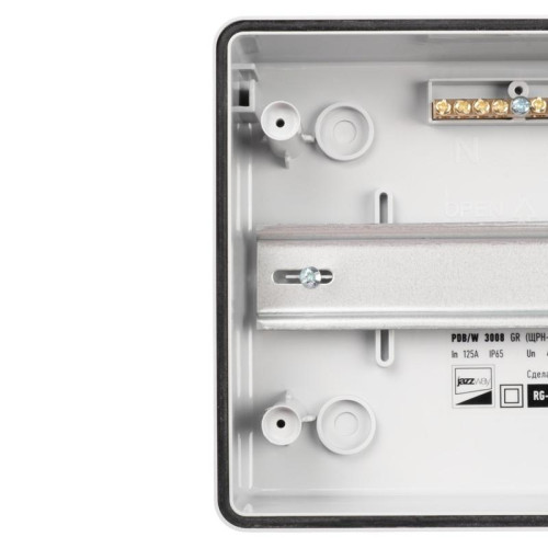 Бокс модульный накладной PDB/W 3008 GR (ЩРН-ПГ- 8) IP65 пластик. Pro JazzWay 5071988 Бокс модульный накладной PDB/W 3008 GR (ЩРН-ПГ- 8) IP65 пластик. Pro JazzWay 5071988