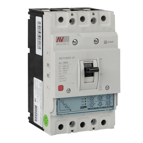 AV-POWER-1/3 160А 100кА ETU2.0 EKF