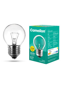 Лампа накаливания MIC D CL 40Вт E27 Camelion 9874