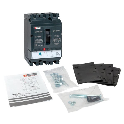 ВА-99C 160/63А 3P 35кА с термомагнитным расцепителем EKF