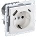 BRITE Розетка 1-местная с заземлением с защитными шторками 16А с USB A+C 18Вт РЮш11-1-БрБ белый IEK BRITE Розетка 1-местная с заземлением с защитными шторками 16А с USB A+C 18Вт РЮш11-1-БрБ белый IEK