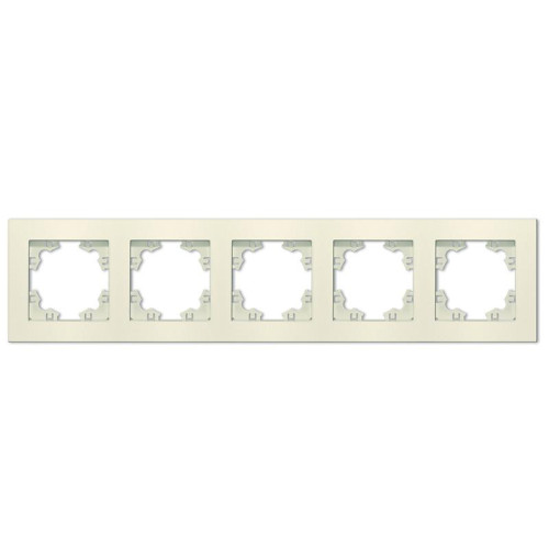 Рамка 5-м Афина универс. сл. кость (ivory) Universal A1042-I